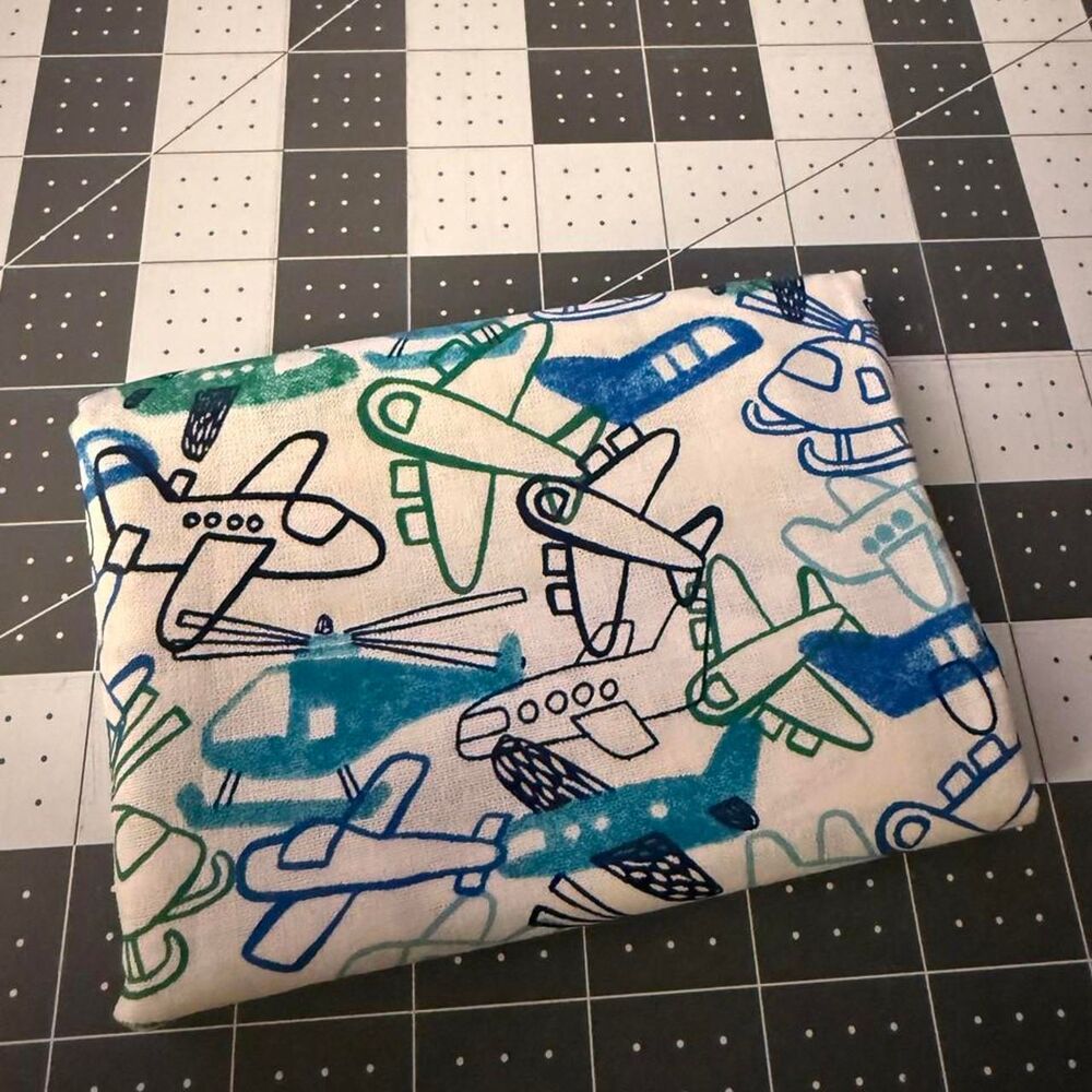 18"X 21" Airplane Fabric Fat Quarter | Airplane Quilting Cotton | Kids Aviation